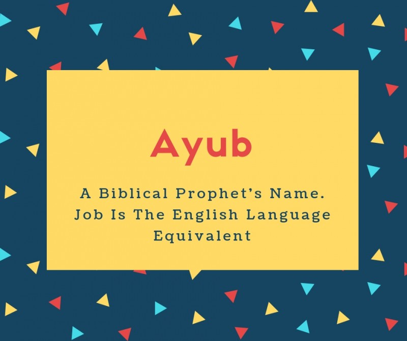 What Is Ayub Name Meaning In Urdu Ayub Meaning Is ایک پیغمبر کا نام معتبر نام ایک نبی کا نام