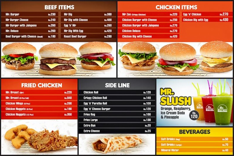 Mr. Burger, Nazimabad Restaurant in Karachi - Menu, Timings, Contacts, Map