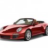 Porsche 911 Turbo Red model over view