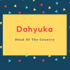 Dahyuka Name Meaning Head Of The Country