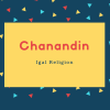 Chanandin Name Meaning Igal Religion