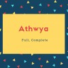 Athwya Name Meaning Full, Complete