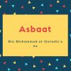 Asbaat Name Meaning Bin Muhammad al-Qurashi a na