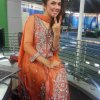 Cute Sehrish zohaib in Orange Dress