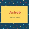 Ashob Name Meaning Of Terror, Grief