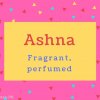 Ashna name Meaning Fragrant, perfumed.