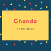 Chanda Name Meaning Of The Moon