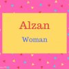 Alzan Name Meaning Woman