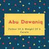 Abu Dawaniq Name Meaning Father Of A Weight Of 2 Carats