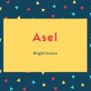 Asel Name Meaning Righteous