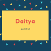 Daitya Name Meaning Lawful