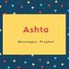 Ashta Name Meaning Messenger, Prophet