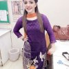 Beautiful Shajia Niazi in Purple Dress