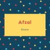 Afzal Name Meaning Grace