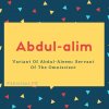 Abdul-alim