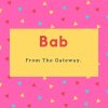 Bab Name Meaning- From The Gateway