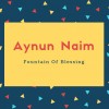 Aynun Naim Name Meaning Fountain Of Blessing