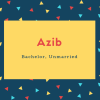 Azib Name Meaning Bachelor, Unmarried