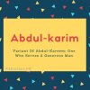 Abdul-karim
