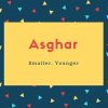 Asghar Name Meaning Smaller. Younger