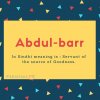 Abdul-barr