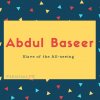 Abdul Baseer