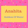Anahita Name Meaning Goddess Of Water