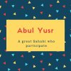 Abul Yusr Name Meaning A great Sahabi who participate