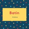 Batin Name Meaning Hidden