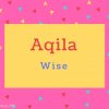 Aqila Name Meaning Wise.