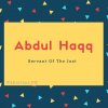 Abdul Haqq