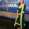 Gorgeous Kiran Naz  in Golden and Green Dress