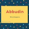 Abbudin name meaning Worshippers (1)