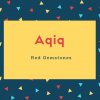 Aqiq Name Meaning Red Gemstones