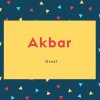 Akbar Name Meaning Great