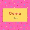Carna Name Meaning Horn