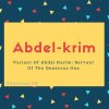 Abdel-krim