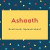 Ashaath Name Meaning Scattered, Spread about
