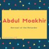 Abdul Moakhir