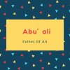Abu&#039; ali Name Meaning Father Of Ali
