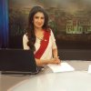Gorgeous Absa Komal in Red and White Dress