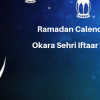 Ramadan Calender 2019 Okara Sehri Iftaar Time Table