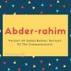 Abder-rahim