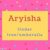Aryisha name Meaning Under tree%2Fumberalla.