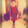 Hina Altaf Khan In Purple Dress