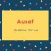Ausaf Name Meaning Qualities, Virtues