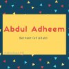 Abdul Adheem