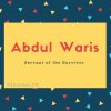 Abdul Waris