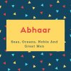 Abhaar Name Meaning Seas, Oceans, Noble And Great Men