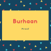 Burhaan Name Meaning Proof